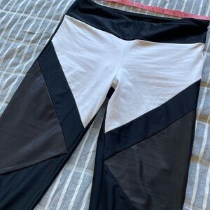 Langston Sport Black and White Leggings